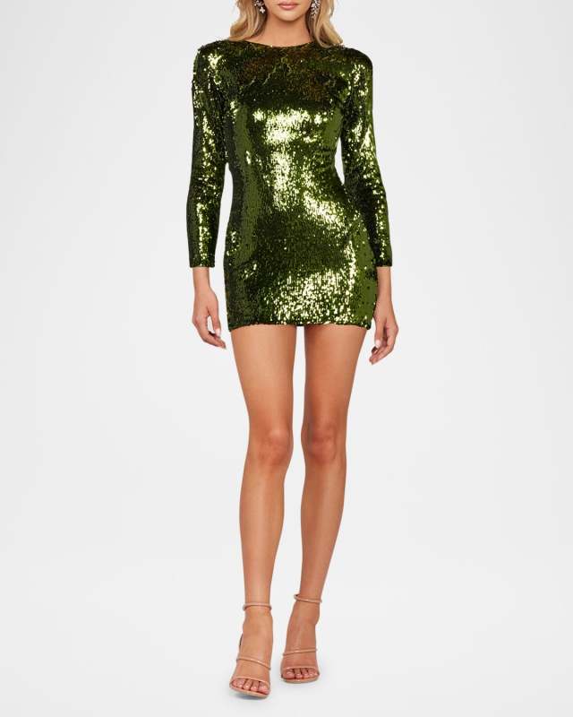 Eva Sequin Bodycon Mini Dress